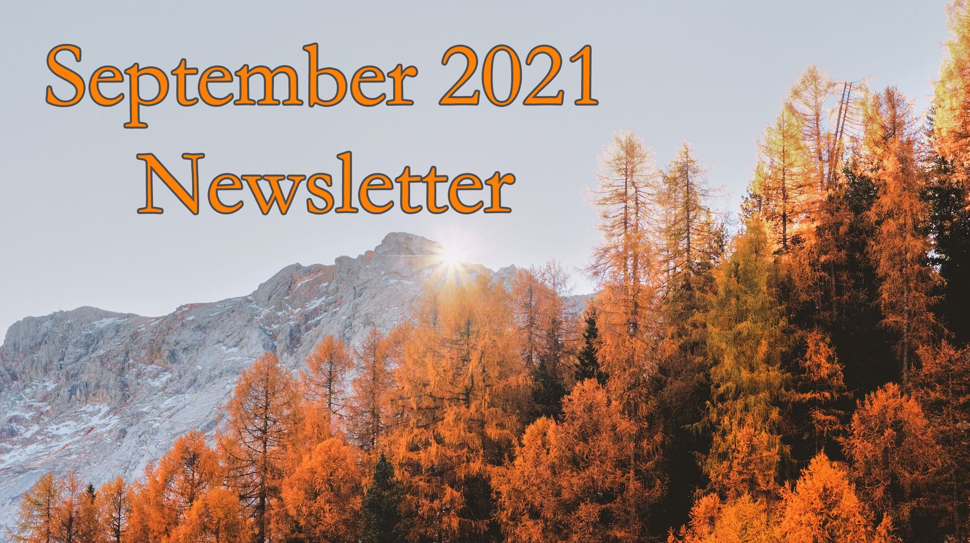 September 2021 Newsletter